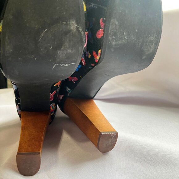 JEFFREY CAMPBELL LITA BUTTERFLY PLATFORM HEELS - 9M - Picture 6 of 8